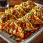 Delicious Applebee's Chicken Wonton Tacos served on a plate