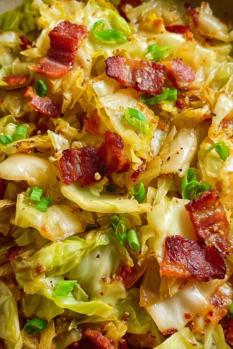 Bacon and Cabbage Stir Fry 2 Bacon and Cabbage Stir Fry