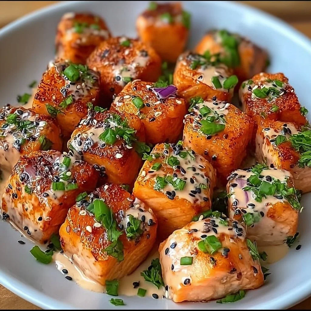 Bang Bang Salmon Bites 2 Bang Bang Salmon Bites