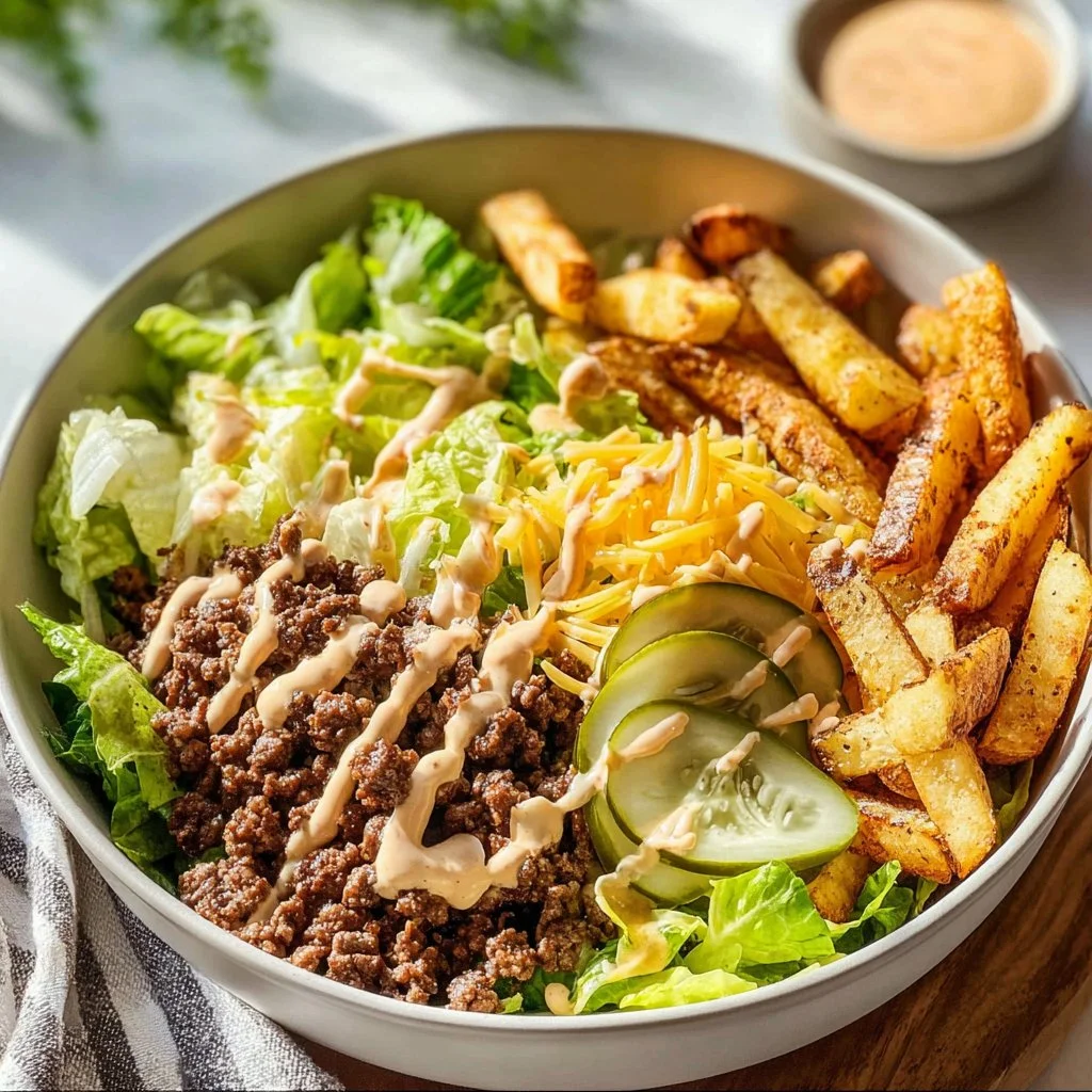 Burger Bowls 3 Delicious and colorful burger bowls with fresh ingredients and toppings