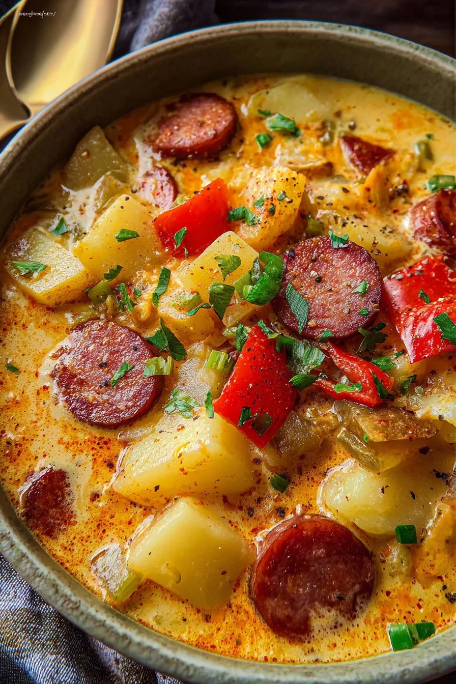 Cajun Potato Soup 2 Cajun Potato Soup