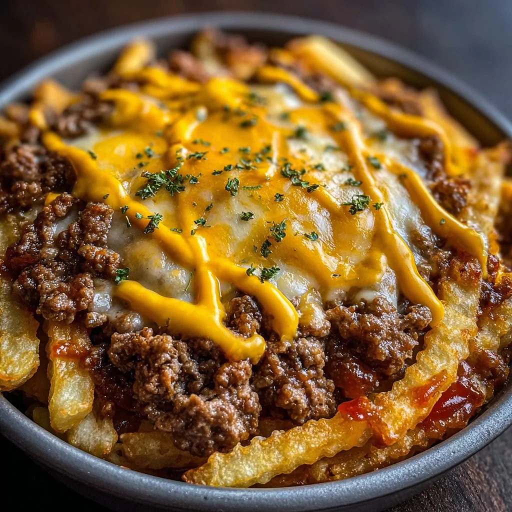 Cheeseburger French Fry Casserole