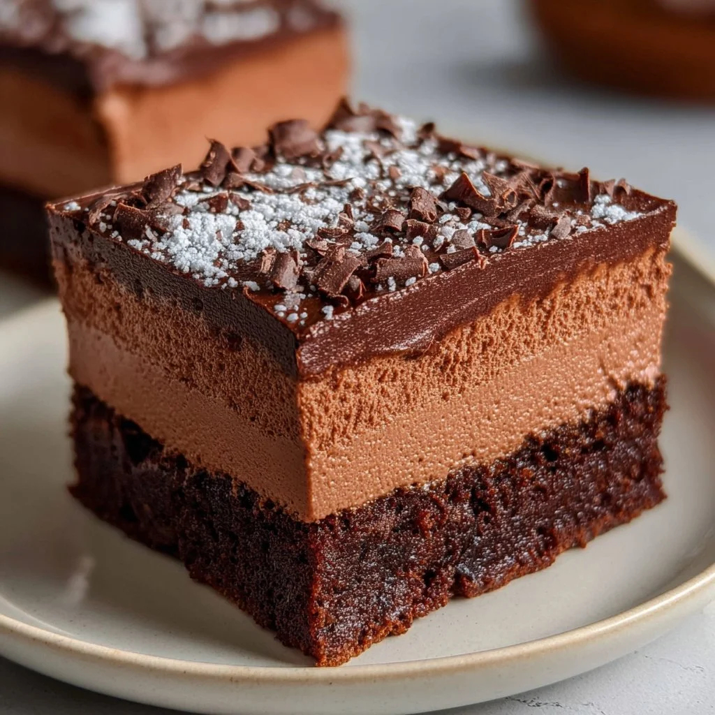 Chocolate Mousse Brownies