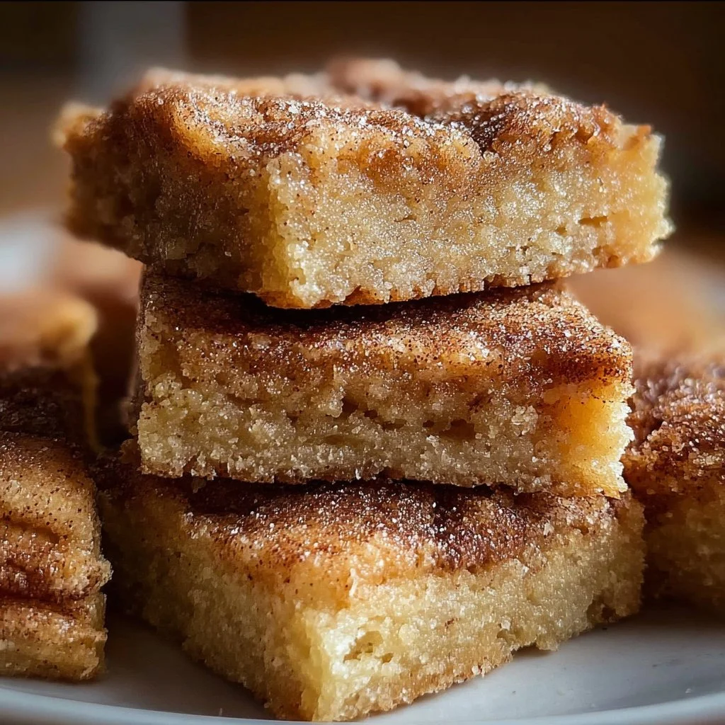 Cinnamon Sugar Blondies