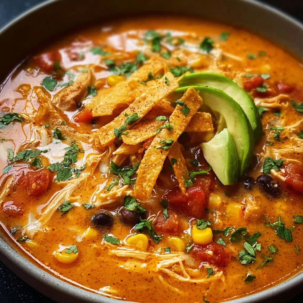 Classic Chicken Tortilla Soup 2 Classic Chicken Tortilla Soup