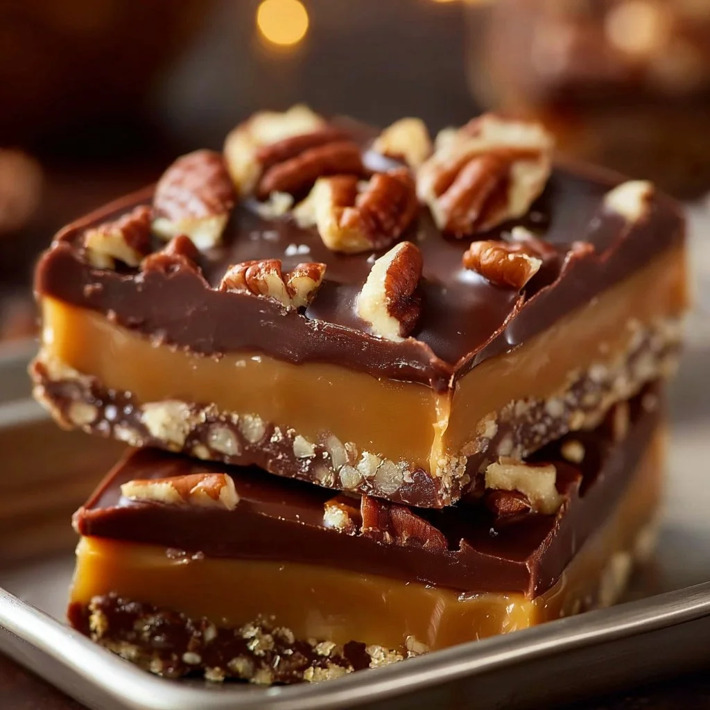 Classic Christmas Toffee 3 Delicious classic Christmas toffee decorated with nuts and chocolate