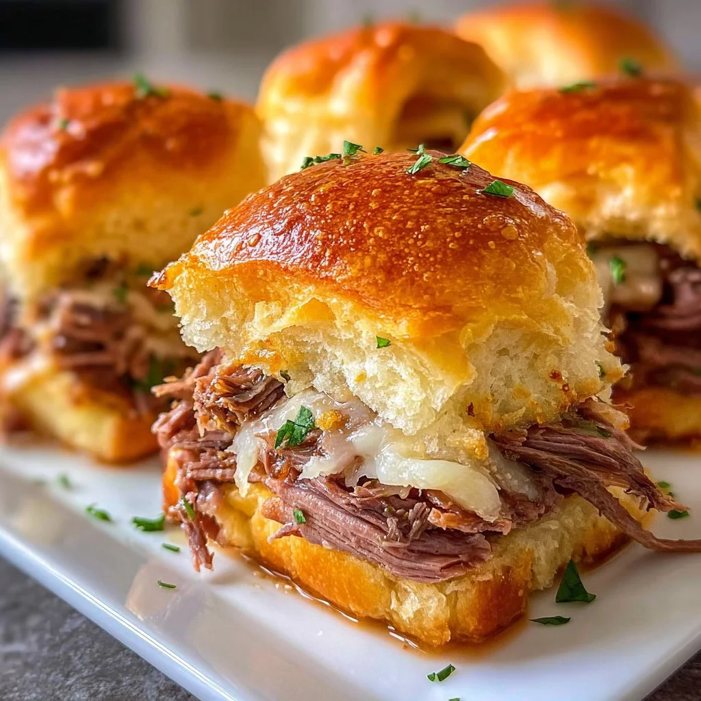 French Dip Sliders 2 French Dip Sliders