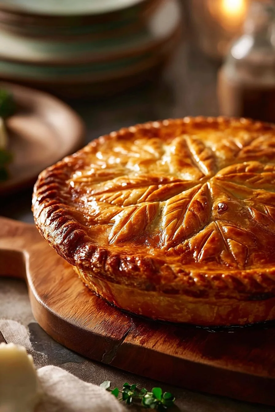 Homemade Kerry Pie 1 Homemade Kerry Pie with rich filling and golden crust