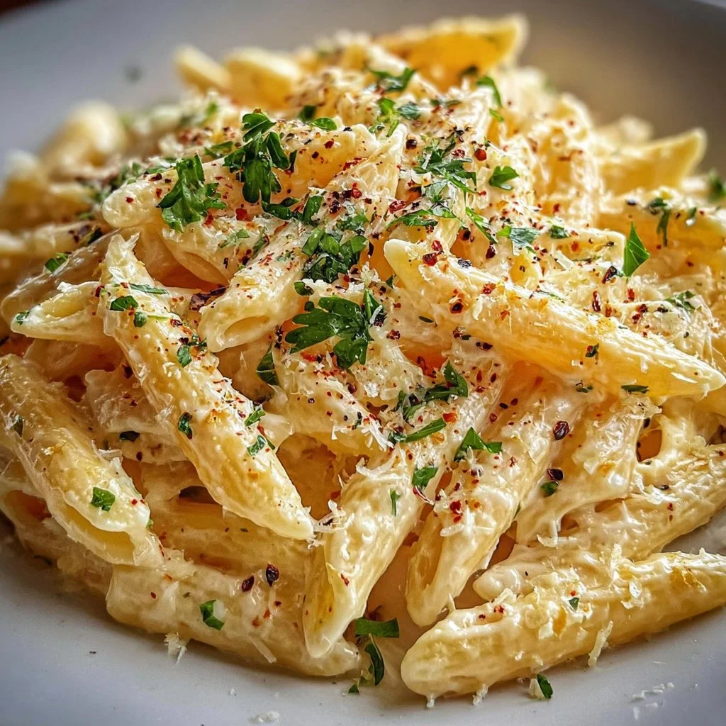 One Pot Creamy Garlic Pasta 2 One Pot Creamy Garlic Pasta