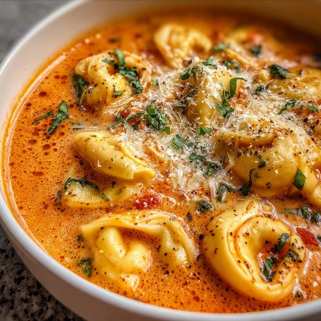 Parmesan Tomato Tortellini Soup 2 Parmesan Tomato Tortellini Soup