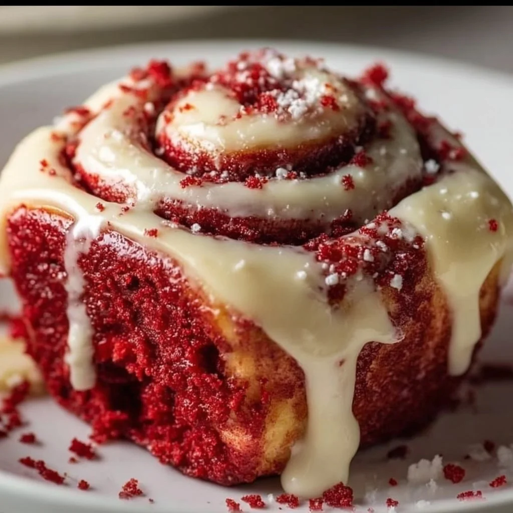 Red Velvet Cinnamon Rolls