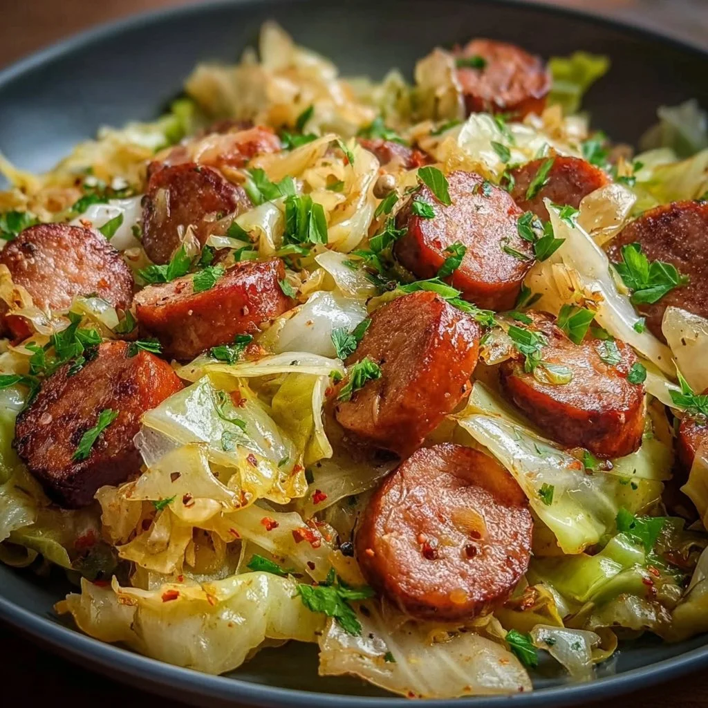 Sausage and Cabbage Stir Fry