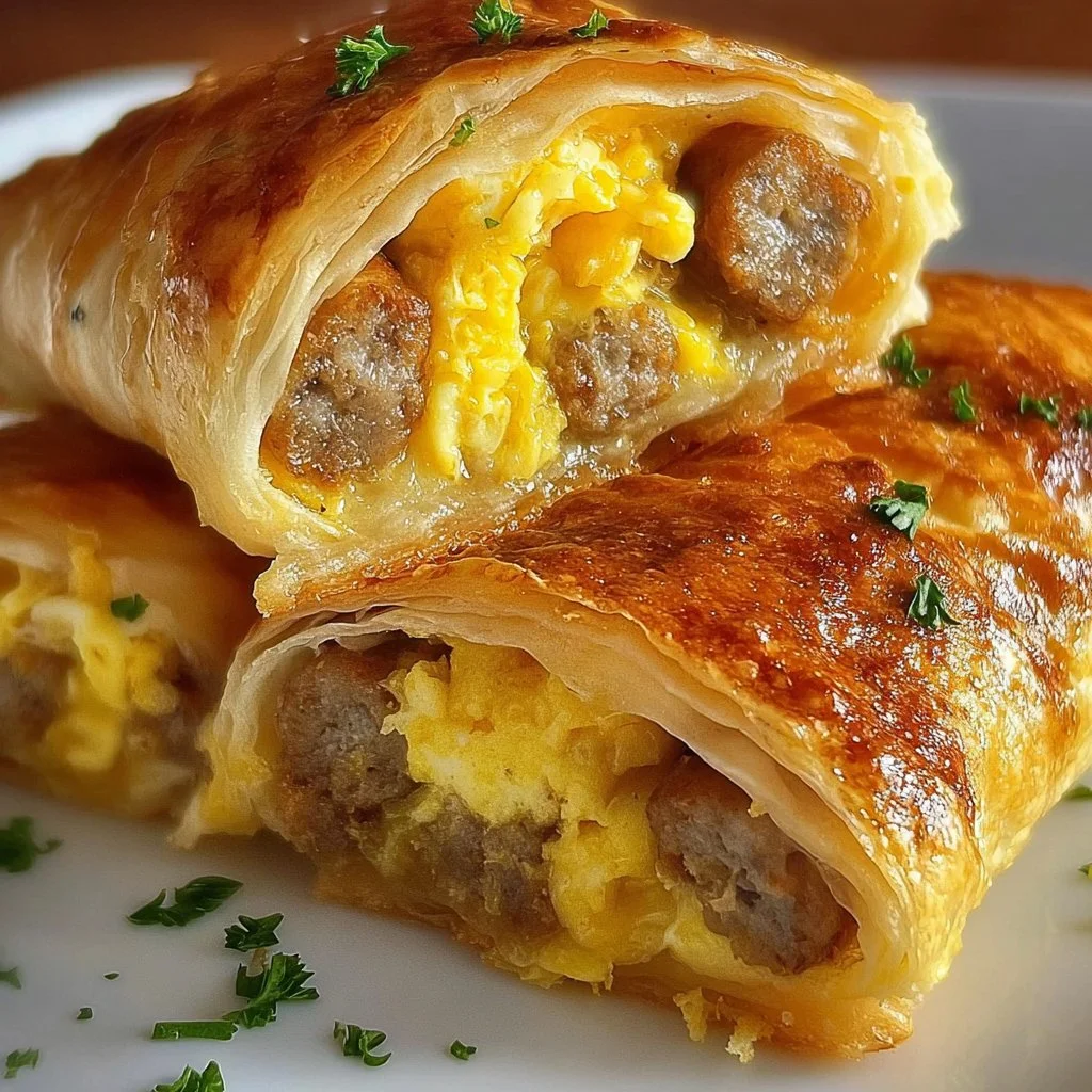 Sausage Egg Breakfast Roll-Ups – Quick & Easy Morning Treat! - mommyplates