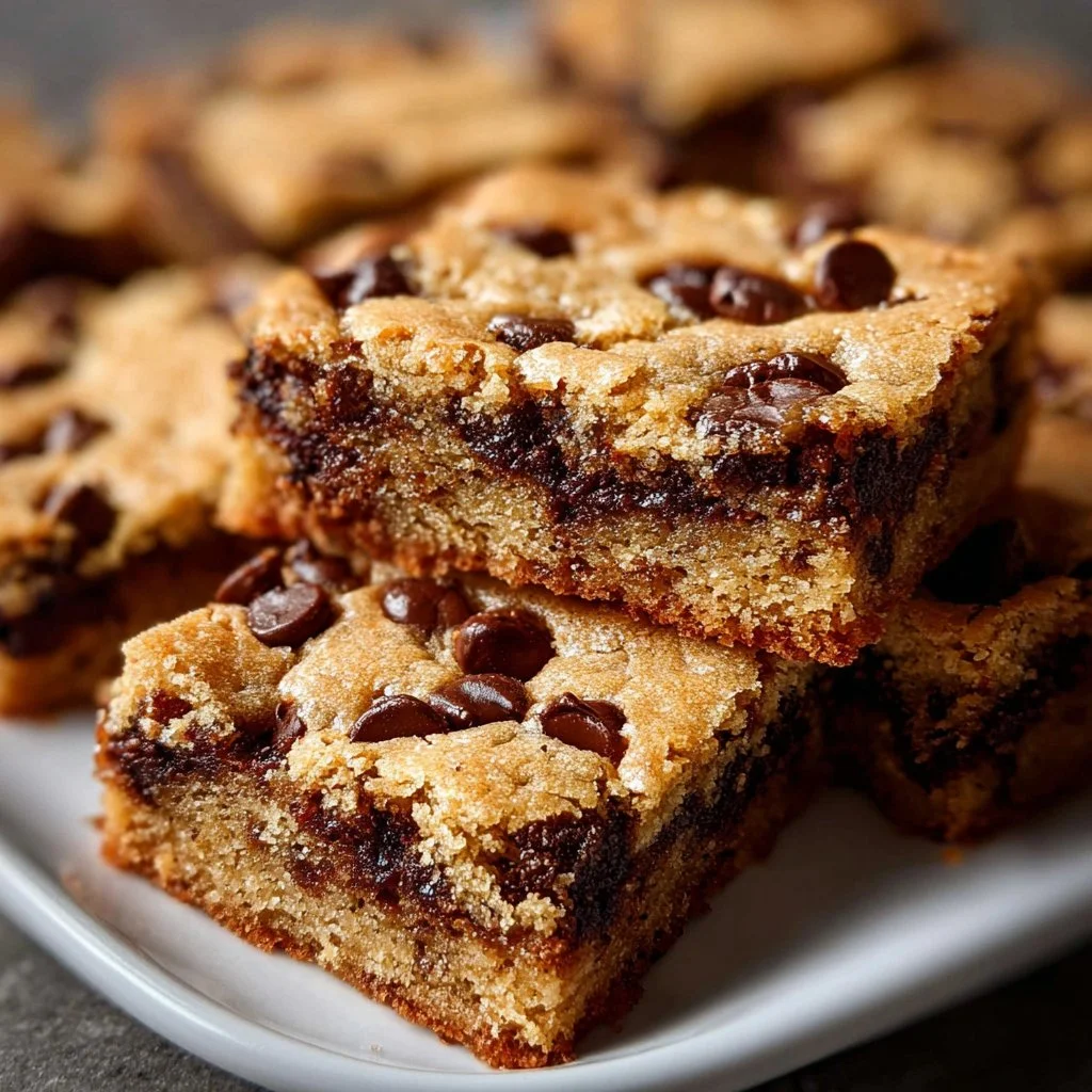 Sheet Pan Chocolate Chip Cookie Bars