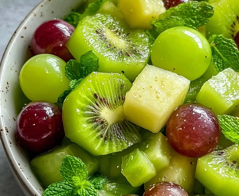 St. Patrick's Day Green Fruit Salad 2 St. Patrick's Day Green Fruit Salad