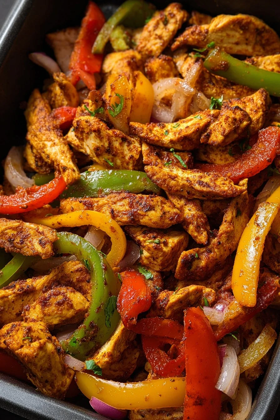 Air Fryer Chicken Fajitas