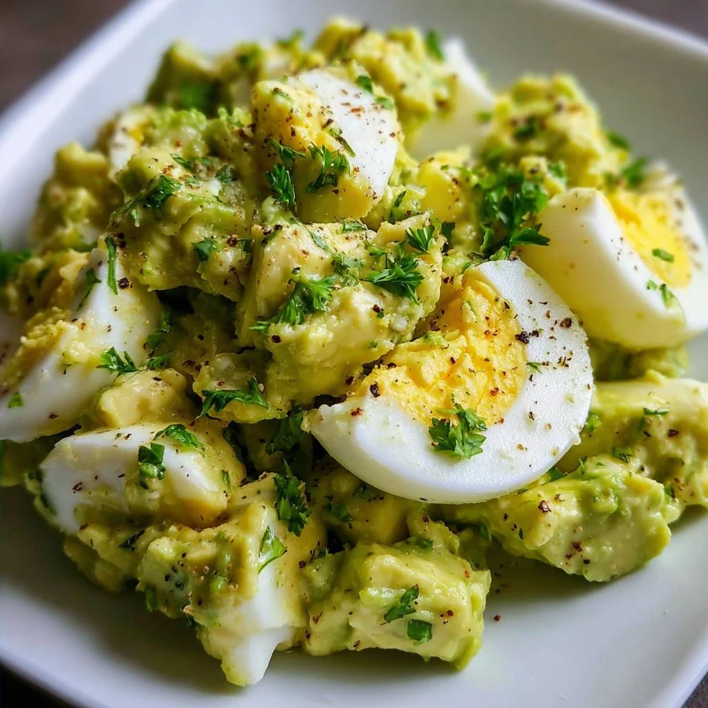 Avocado Egg Salad 2 Avocado Egg Salad