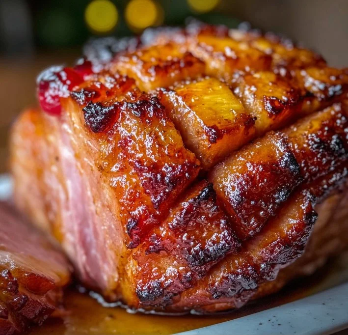 Brown Sugar Pineapple Ham Bake 2 Brown Sugar Pineapple Ham Bake