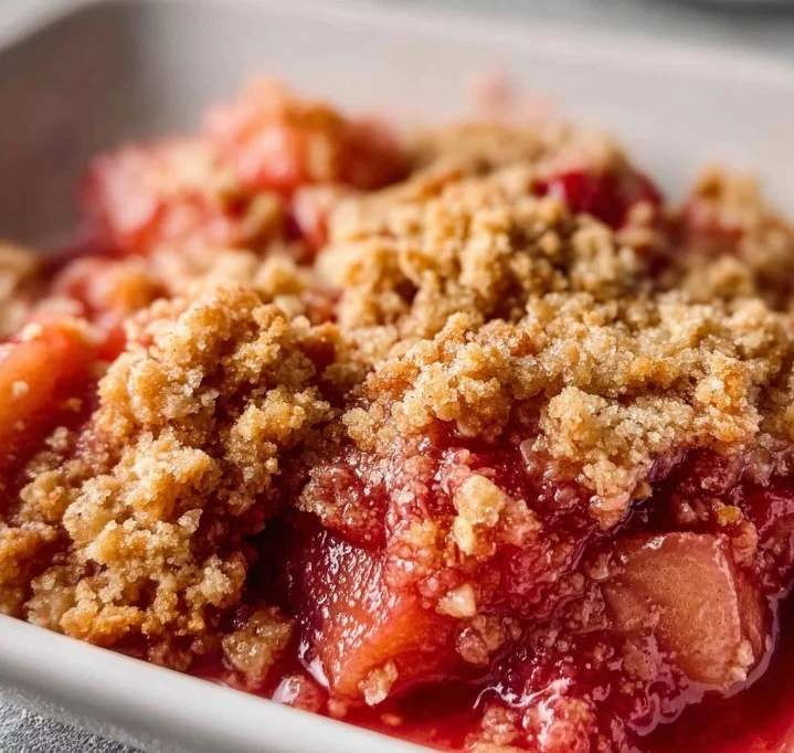 Easy Rhubarb Crisp