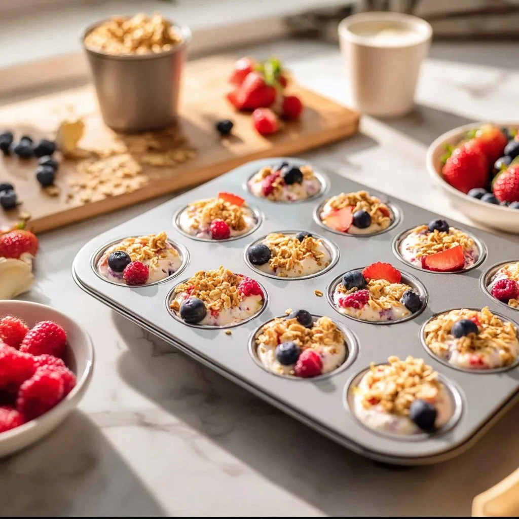 Delicious frozen yogurt bites in assorted flavors, a healthy dessert option.