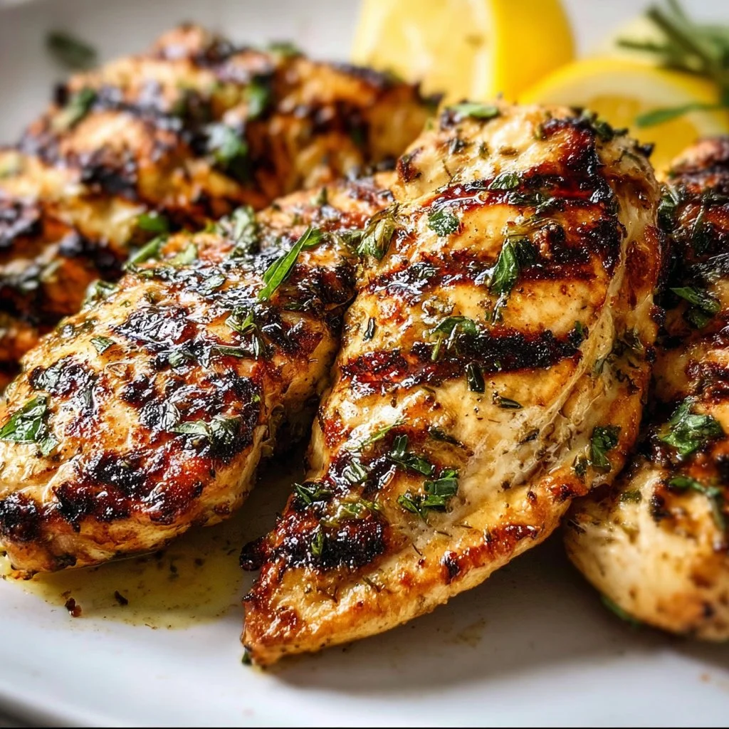 This Greek Chicken Marinade is an easy and delicious marinade for pan-fried, baked, or grilled chicken dishes.
