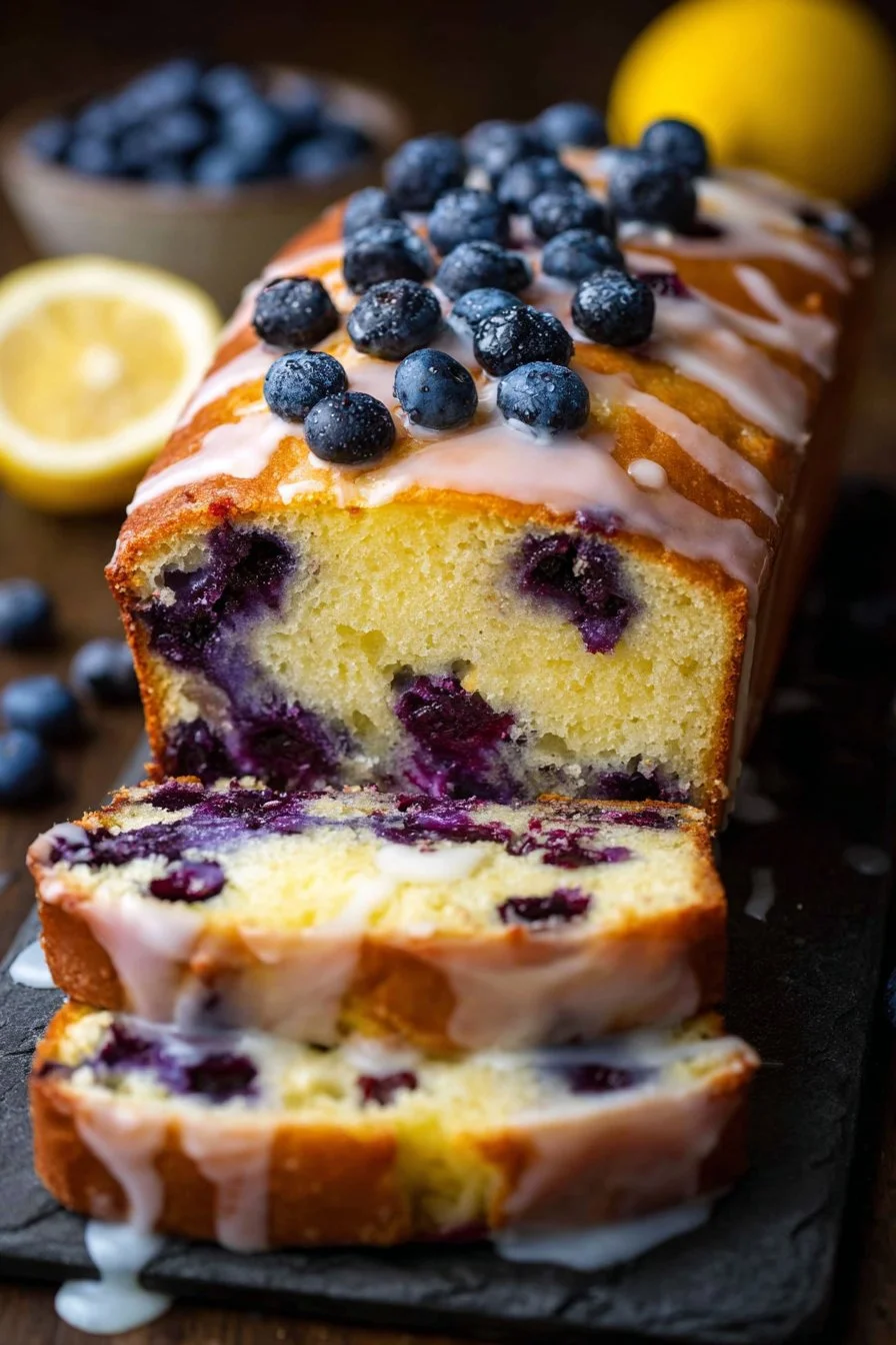Lemon Blueberry Yogurt Loaf