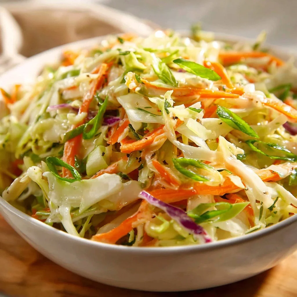 Old Fashioned Coleslaw with Vinegar 3 Delicious Old Fashioned Coleslaw with Vinegar served in a bowl