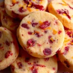 Delicious Orange Cranberry Cookies with a citrusy aroma and vibrant colors