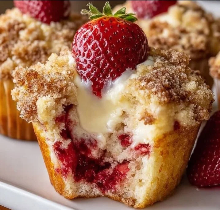 Strawberry Cream Cheese Muffins