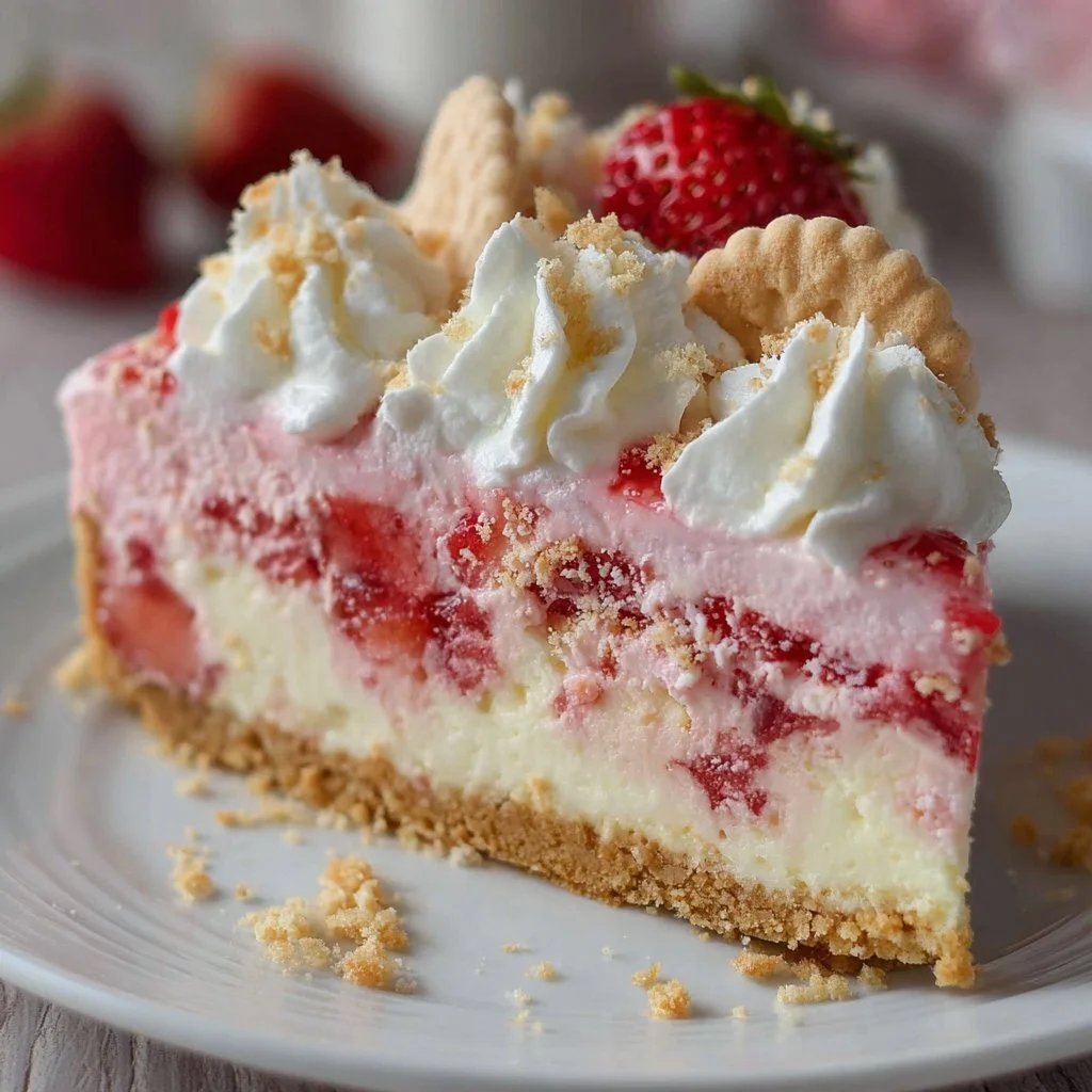 Strawberry Crunch Cheesecake