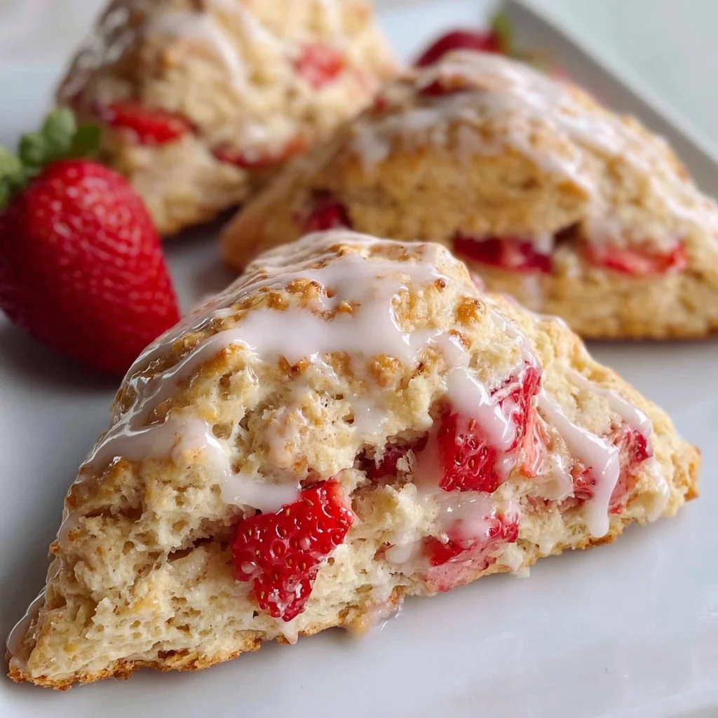 Strawberry Scones 2 Strawberry Scones