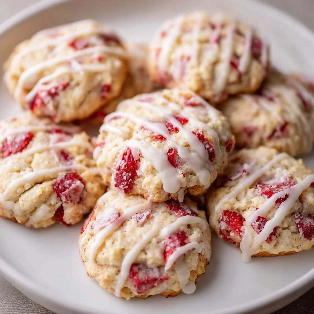 Strawberry Shortcake Cookies