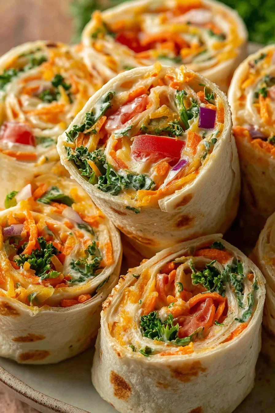 Vegetable Tortilla Roll Ups