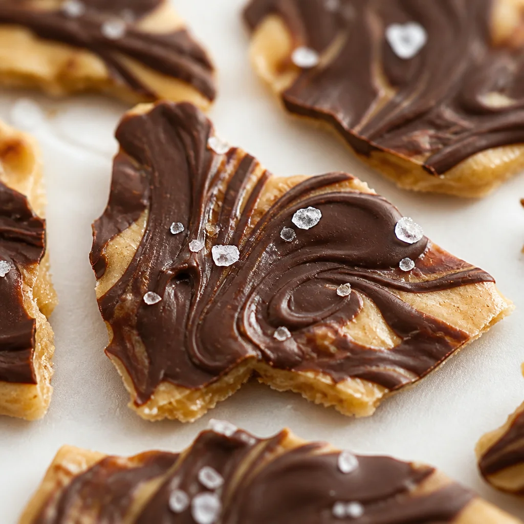 3-Ingredient Frozen Banana Peanut Butter Bark served as a healthy dessert treat.
